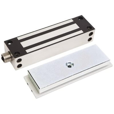 Holdemagnet MEX1750 med 750kg holdekraft og IP67-klassificering, inklusiv separat ankerplade.