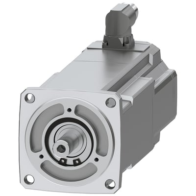 Siemens Simotics S-1FK2 CT servomotor med cylinderformet aksel, M0 = 3,2 Nm og IP64 beskyttelse.
