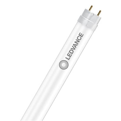 Ledvance T8 Value LED-rør 1200mm 15W 830, et enkelt lysstofrør med brandnavn trykt midtpå.