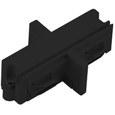 Flash Light Square 1F samler i sort plast til 230V, 1-faset SQUARE skinnesystem, indendørs brug.