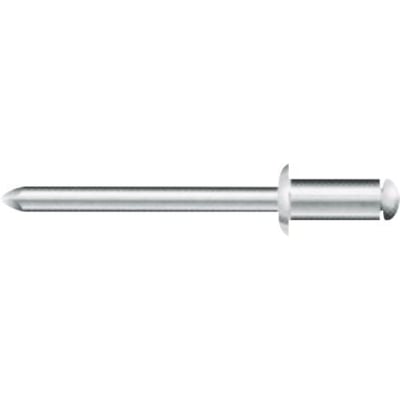Stanley Engineered Fastening POP rundhovedet popnitte i rustfrit stål A2, 3,2 x 13 mm, set fra siden.
