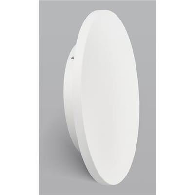 Alba Ø450 loftlampe i hvid med 15W, 1200LM og CCT dæmp funktion, vist fra siden.