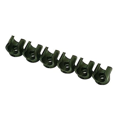 Parker Legris clips i teknisk polymer til Ø4mm slanger, sæt med 8 stk, vist på en hvid baggrund.