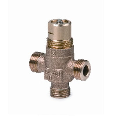 Siemens VXP45.10-1 3-vejs ventil med udvendigt gevind, PN16, DN10 og kvs 1, ideel til 1-110°C.