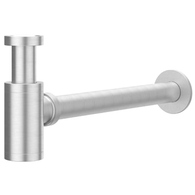 Sanibell IVY design pungvandlås i børstet rustfrit stål med 1 1/4" omløber og 32 mm rør tilslutning.