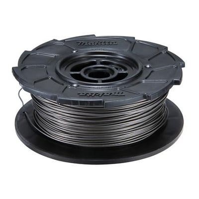 Makita bindetråd til bindemaskine DTR180, blank ståltråd Ø 0,8 mm på sort plastspole med 100 meter.