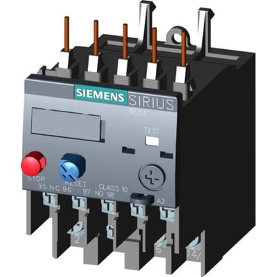 Siemens Sirius termorelæ 3RU2116-1KJ0 til motorbeskyttelse, 9.0-12.5 A, byggestørrelse S00, klasse 10.