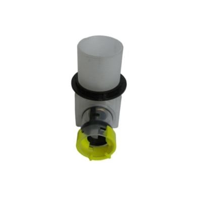 Smartbox koblingsdåse med 15 mm diameter og gul låsering, designet til 2,5mm² kabler i gips og mur.