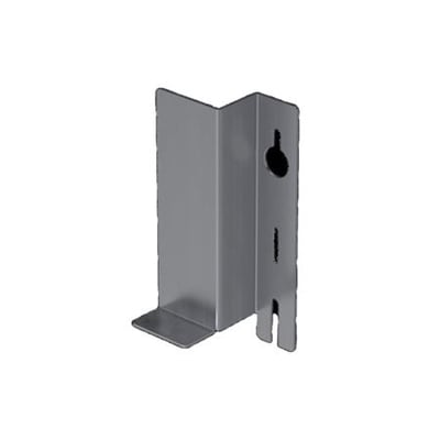 Lauritz Knudsen Væg konsol WGX-S høj, TTA-BT35H, 35mm høj, set fra siden på hvid baggrund.