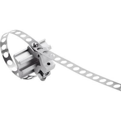 Festo monteringssæt SMBR-8-8/100-S6 med perforeret metalbånd til fastgørelse af cylindere på T-slot.