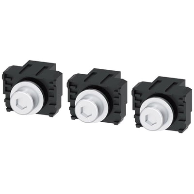 Siemens møtrikholdersæt, 3 stk. til 3VA61/62 afbrydere med 150/250A mærke strøm og 1-tommes busbars.