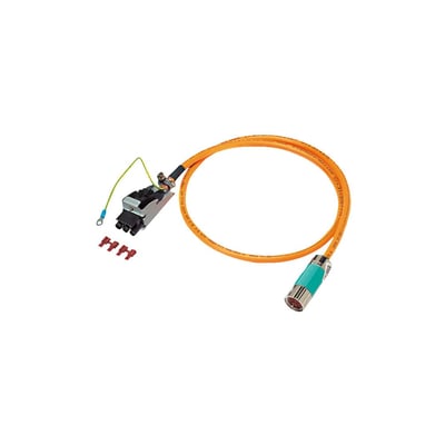 Siemens strømkabel 4X1.5 C med stik str.1, 3 meter langt, UL/CSA godkendt og Motion connect 500.