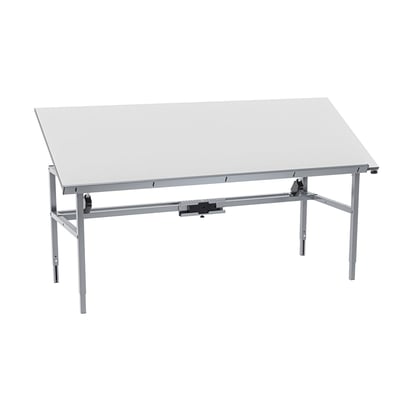 WFI LD300 vippebord med 2200x800mm bordplade, elektrisk vipbar op til 70° og manuel højdejustering.