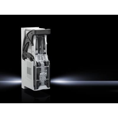 Rittal NH-sikringslastadskiller, størrelse 000, fremstillet af robust plastmateriale med tydelig Rittal-logo og elektriske specifikationer synlige.