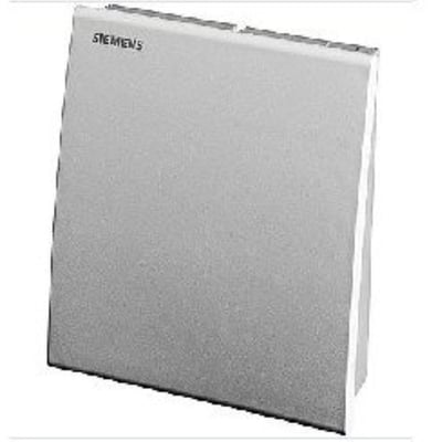 Siemens QAA2010 rumføler i hvid, med PT100 sensor til præcis temperaturmåling, vist på neutral baggrund.