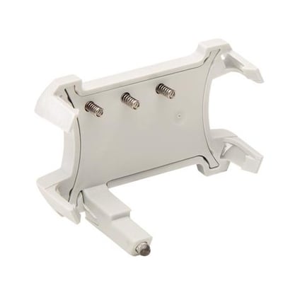 Niko glimlampe i hvid plast med klik-tilslutning og tre fjedre til montering bag på en afbryder.