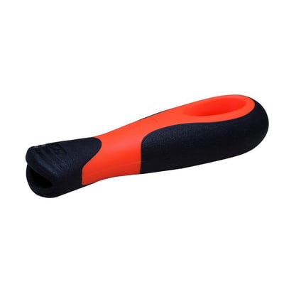 Bahco Ergo™ filehæfte i sort og orange, vist fra siden med ergonomisk greb og Bahco-logo.