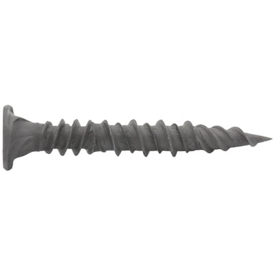 EJOT FGE+ fibergipsskrue på 4,2 x 45 mm set fra siden med groft gevind og bredt hoved.