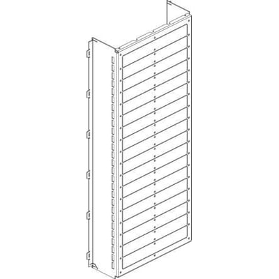 Cubic Skinneafdækning S3000 SA4 vist i en lodret perspektivisk tegning med synlige samlinger og en rillet overflade.