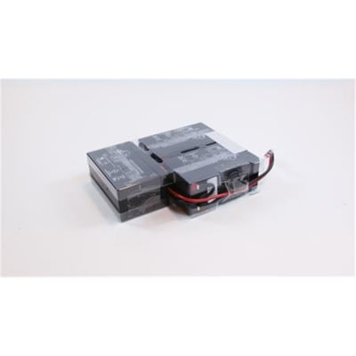 Eaton Easy Battery+ batteripakke EB009SP med tre 12 V-batterier og synlige røde og sorte tilslutningskabler.