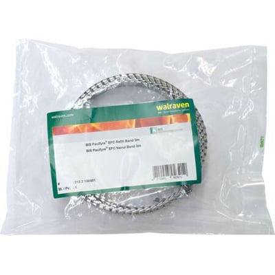 Walraven Pacifyre EFC brandkrave til plastrør i 3 meters længde, vist i sin emballage med produktinformation.