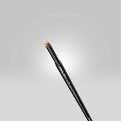 Lapp Olflex Classic 128 H BK SC kabel, dimension 1x150, med synlig kobberleder og sort isolering på neutral baggrund.