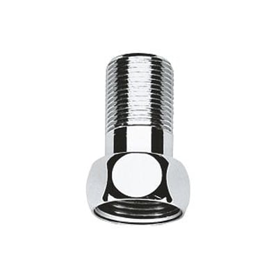 Grohe afgangsforskruning i blank krom med 1.1/2" udvendigt gevind og 1 1/4" tilslutning.