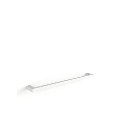 Metallbude Vana håndklædestang i hvid med firkantet design, 550 mm bred, vist på hvid baggrund.