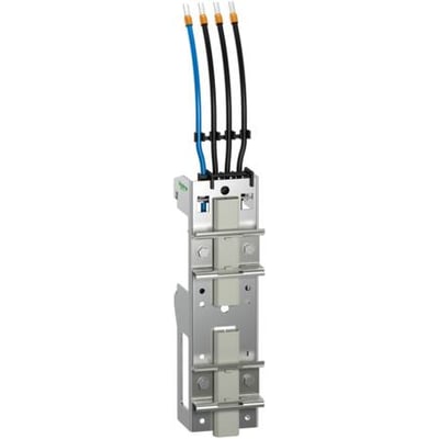Schneider Electric strømaftager 3F 25A K5PA232 er en 4-polet samleskinne med tilslutningsledninger, der er klar til installation.