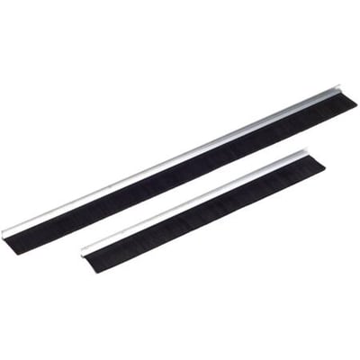 Schneider Electric Børsteflange L1000 til Spacial SM gulvskabe, med aluminiumsramme og sorte børster.