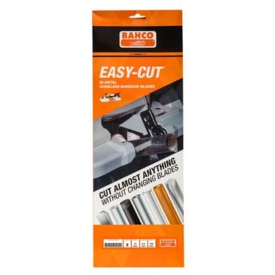 Bahco Easy-cut båndsavklinge 730mm lang, 13mm bred, 0.6mm tyk med small fortanding, pakke med 3 stk.