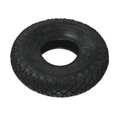 Ravendo dæk til sækkevogn i størrelsen 3.00x4/4, vist fra siden med et let skråt perspektiv.