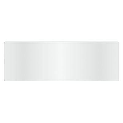 Loevschall Refine spejl med ramme i børstet aluminium, måler 55 x 160 cm.