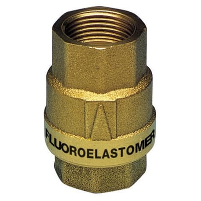 Messing kontraventil SA731 med 3/4" gevind og viton pakning, velegnet til hydraulik og pneumatik.