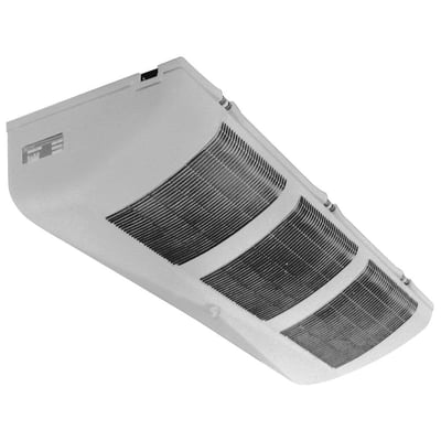 Fordamper MRE 140 C med kølekapacitet på 1,18 kW og R449A, set skråt med kølelamellerne synlige.