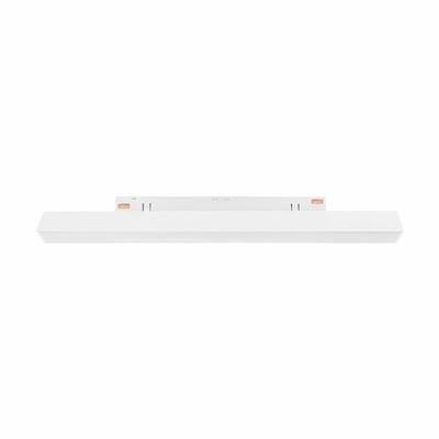 Hvid dæmpbar SpectrumLED SHIFT Smart-Line S skinne på 30,4 cm med CCT-lys og Zigbee, set forfra.