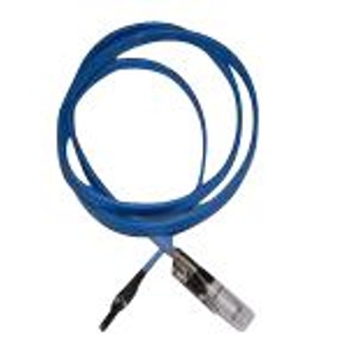 Grundfos MS400 kabel med 1 stik og 70 cm længde, fremstillet af blå PTFE-materiale på mørk baggrund.