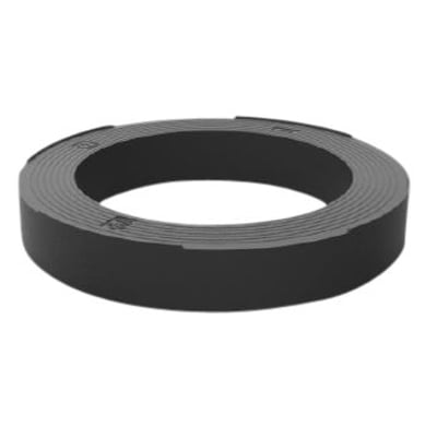 VOTEC topring i genbrugsplast, 600 mm i diameter og 100 mm i bredde med fals og D400 belastningsklasse.