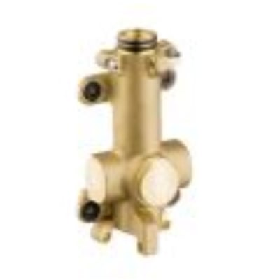 Axor Starck ShowerColl. indbygningsmodul i messing til hylde, designet til indbygning i bruseområdet.