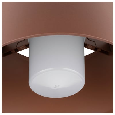 Nærbillede af indersiden af SLV Photoni CL loftlampen, viser detaljer af fatning og monteringsmekanisme.