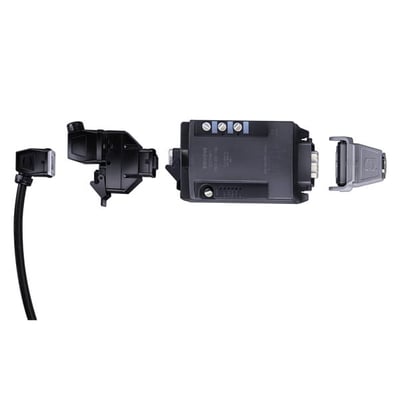 Siemens Simatic Net Profibus Ecofast hybridstik med 180 graders vinkel, CU han forbindelse og kabel.