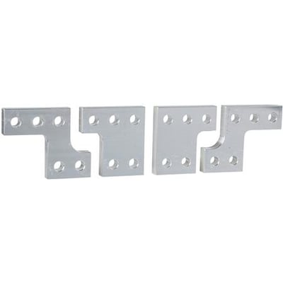 Schneider Electric spredersæt 4P, 630-1600A, NS/NT monteringsbeslag i metal med flere monteringshuller.