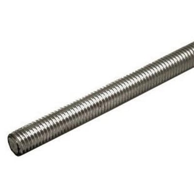 Gevindstang DIN 976 M12x300mm i kvalitet 8.8U, varm-galvaniseret med tydelige gevind på en hvid baggrund.