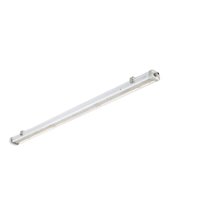 Pacific Industriarmatur WT475C 1800mm i hvid med indbygget LED, 6200 lumen og DALI-dæmpning.