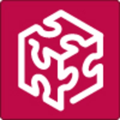 Schneider Electric OPC dataserver-ikon på rød baggrund, symboliserer software til PLC/PAC systemer.