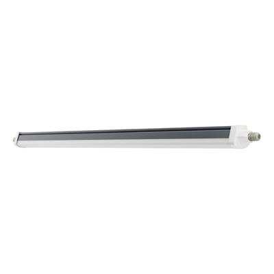 Ledvance Damp Proof Flex Sensor LED-fugtarmatur med lang, slank form, hvid skærm og grå overdel, 1320 mm.