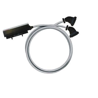 Weidmüller PLC-wire til digitale signaler med 20 poler og 7 meter LiYY-kabel, vist oprullet med stik i begge ender.