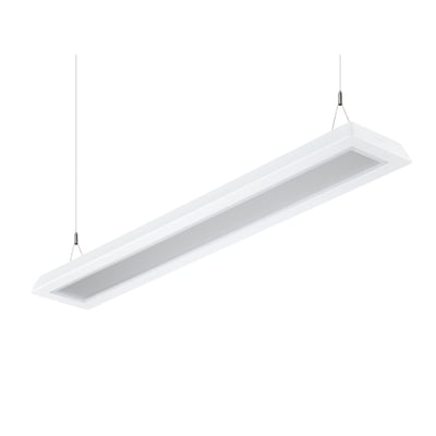 Philips Lighting Flexblend SP340P 1200 mm nedhængt armatur i hvid med mikrolinseoptik og Dali styring.