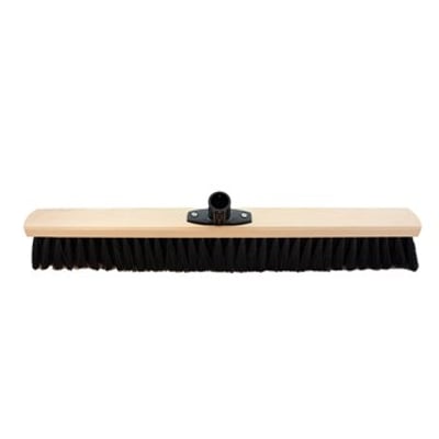 Roliba skolekost uden skaft, med 600 mm bredde og socket til montering af kosteskaft.