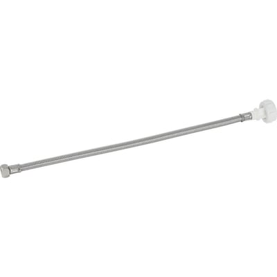 Geberit forbindelsesslange med omløber, set fra siden, passer til model 130.000, isoleret på hvid baggrund.